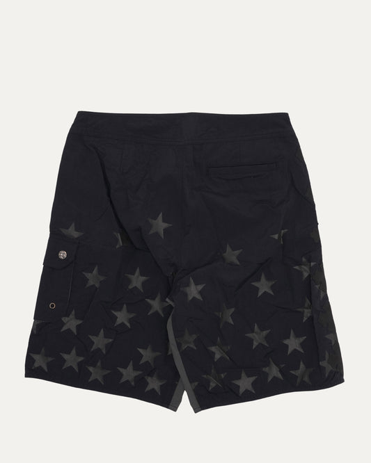 Plus Cross Patch Star Print Board Shorts