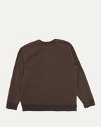 Embroidered Vertical Logo Crewneck Sweatshirt