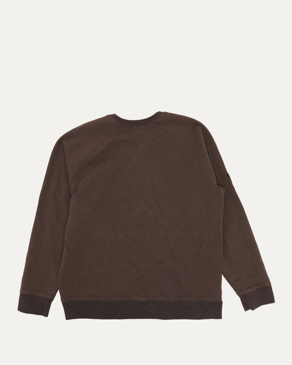 Embroidered Vertical Logo Crewneck Sweatshirt