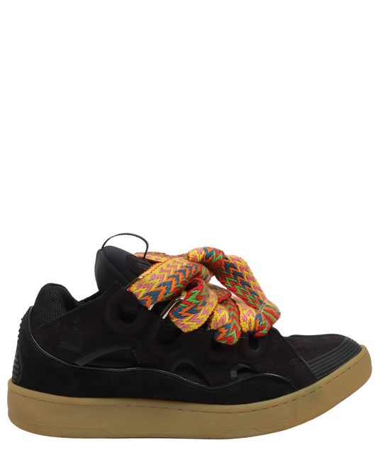 Leather Curb Sneaker