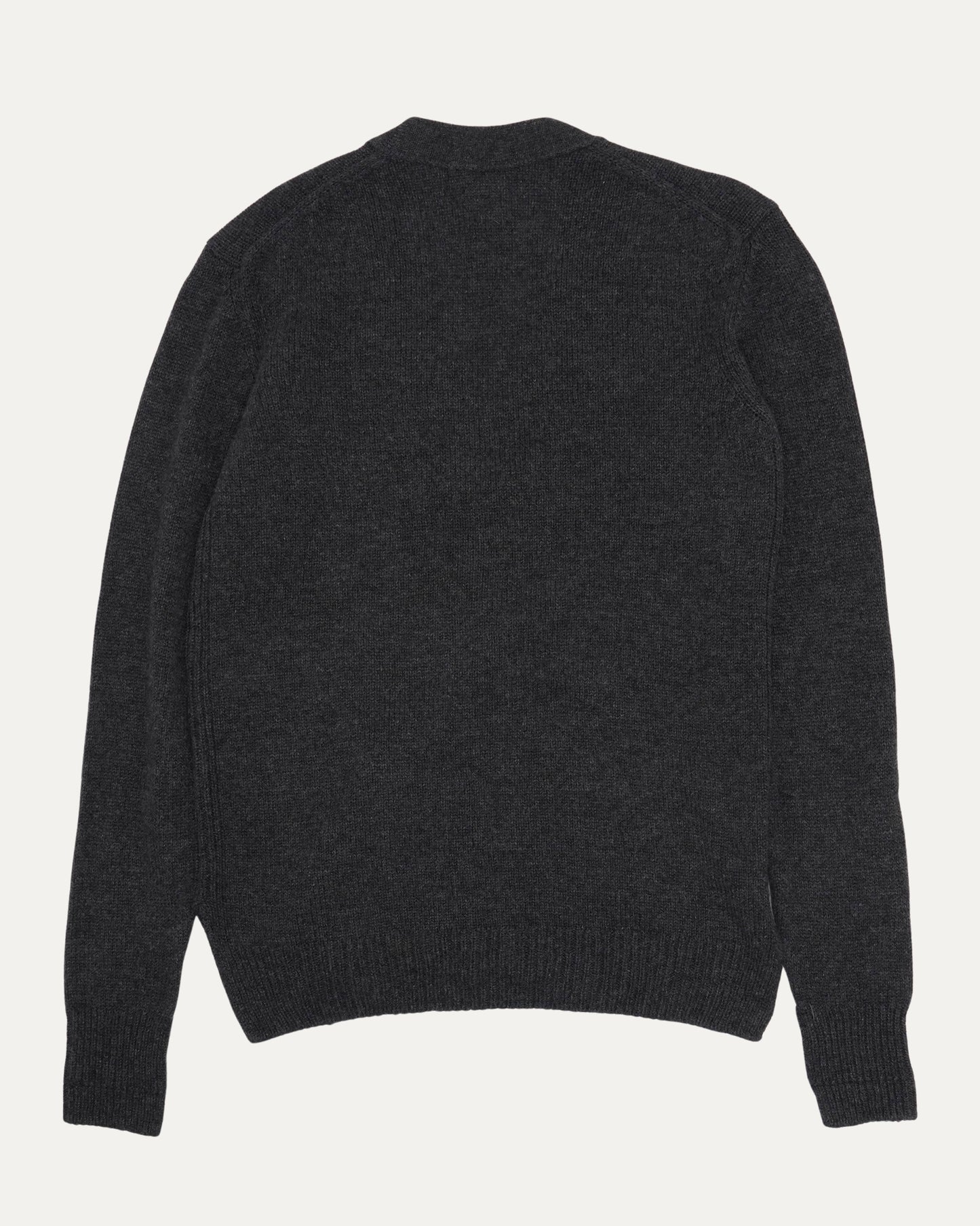 Embroidered Logo Cashmere Cardigan Sweater
