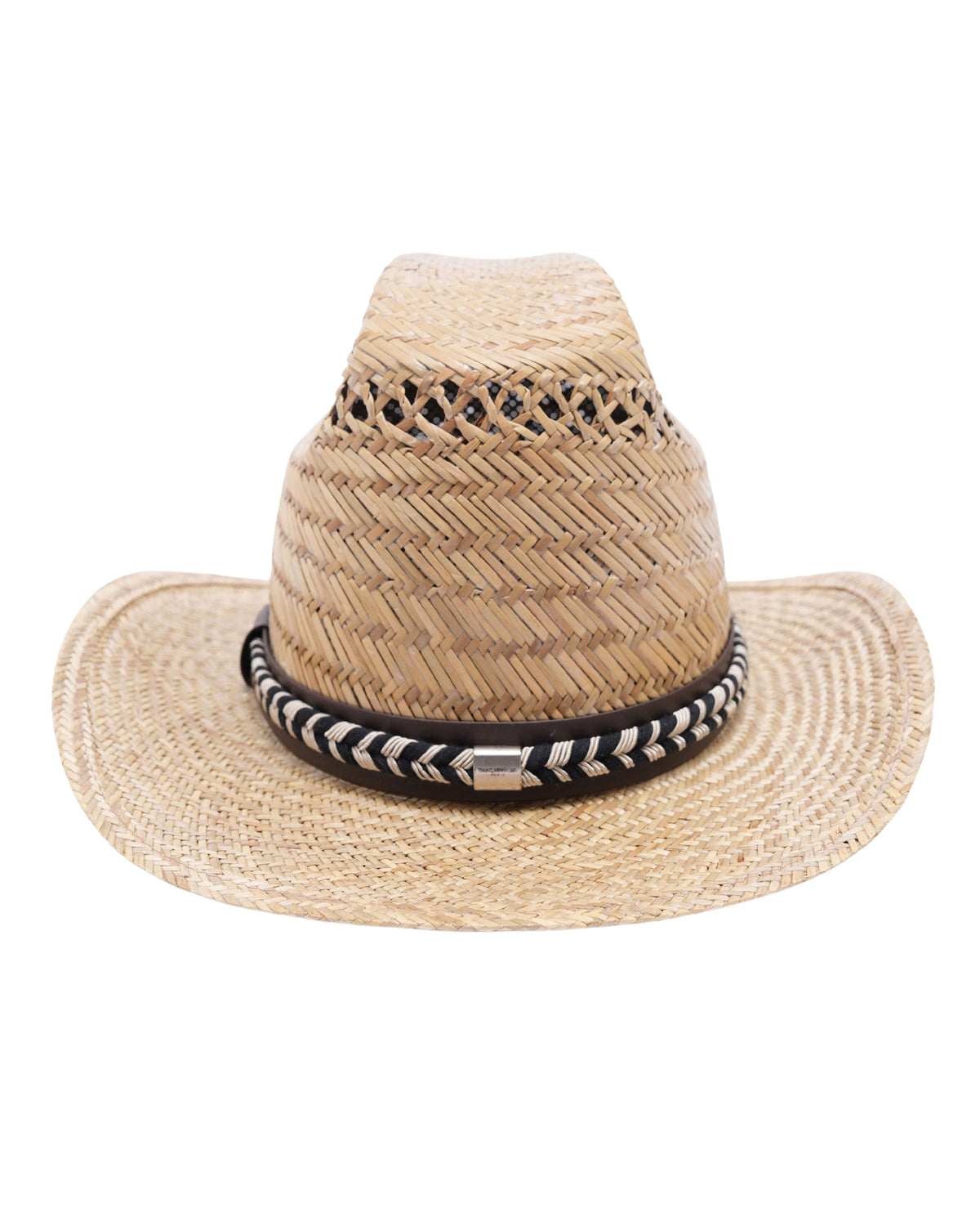Belted Straw Hat