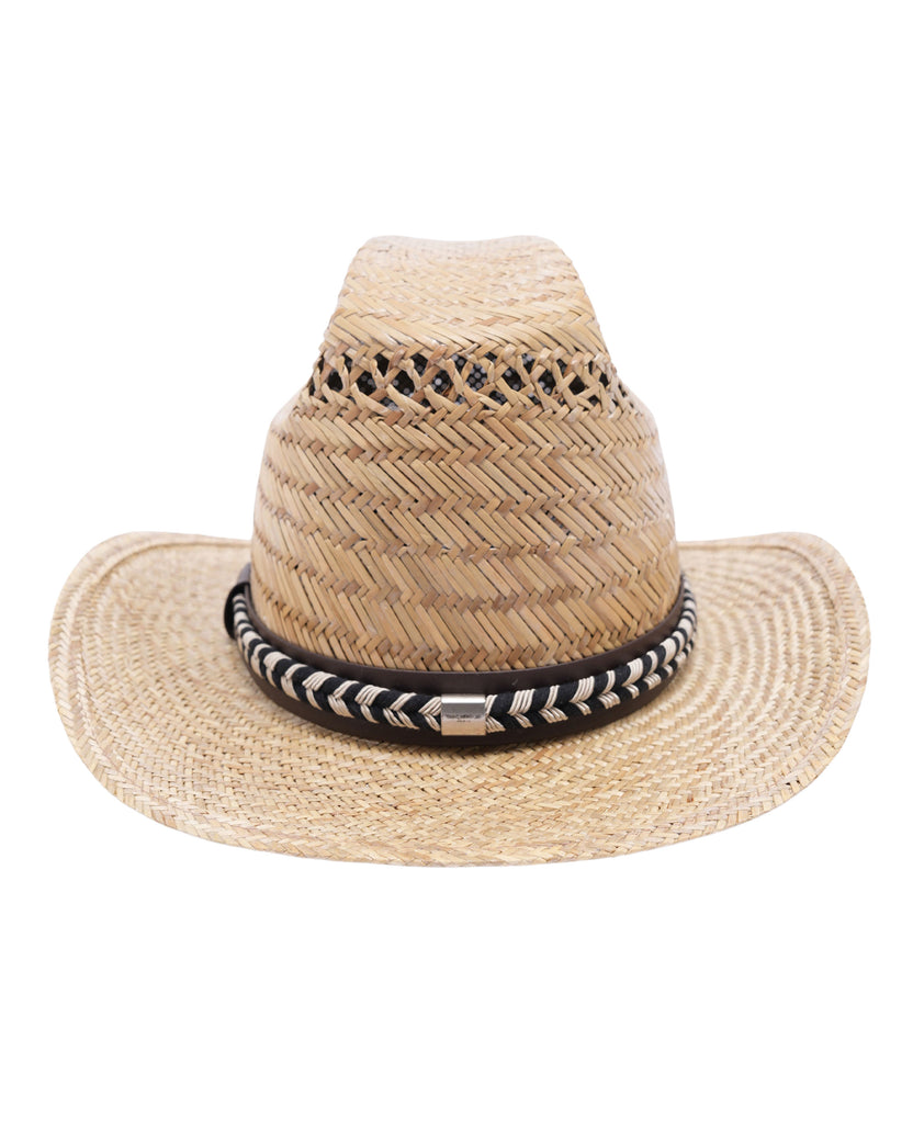 Belted Straw Hat