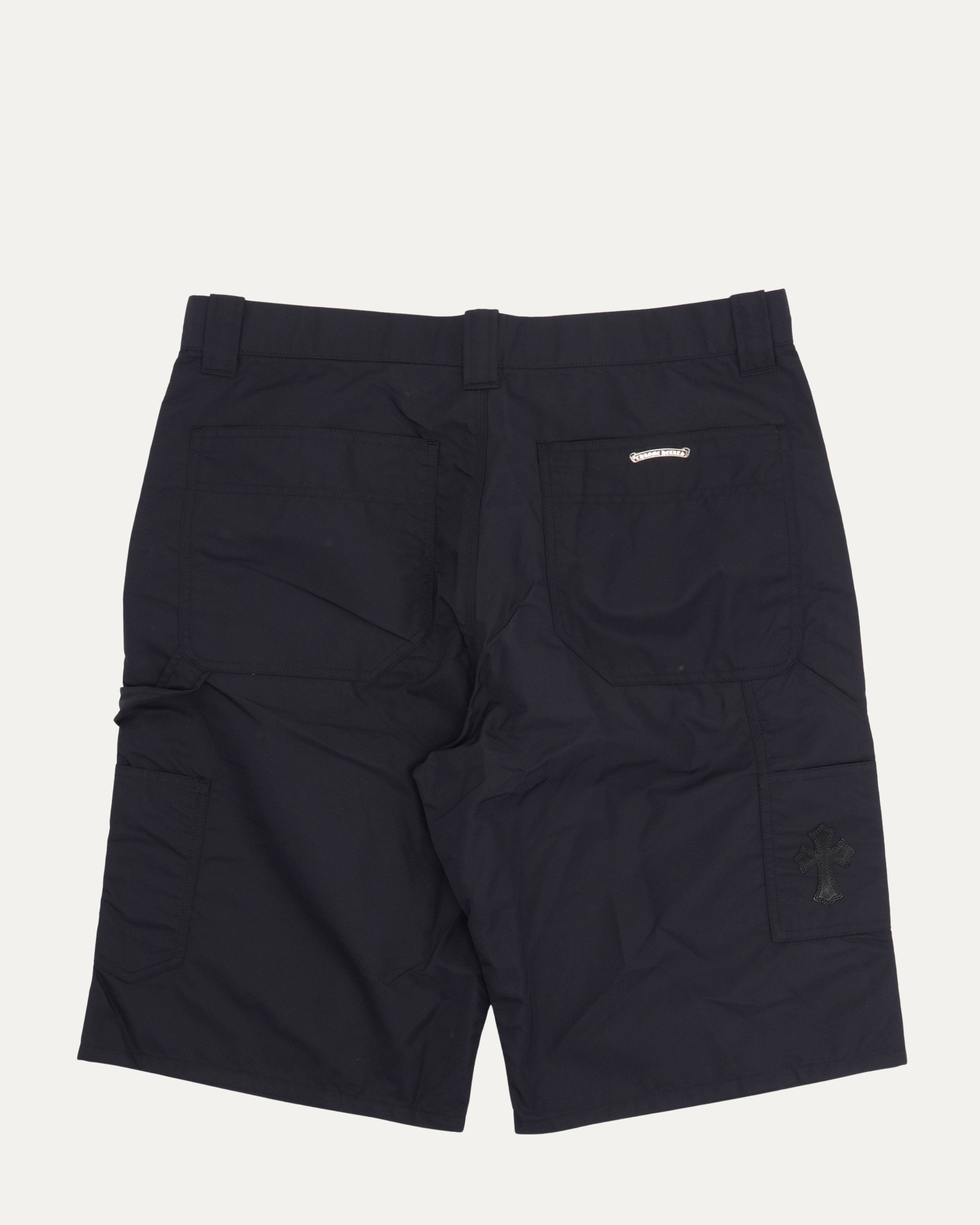 クローム Chrome Hearts Nylon Leather Double Knee Shorts – Justin Reed