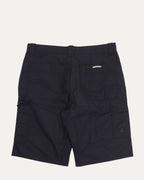 Nylon Leather Double Knee Shorts