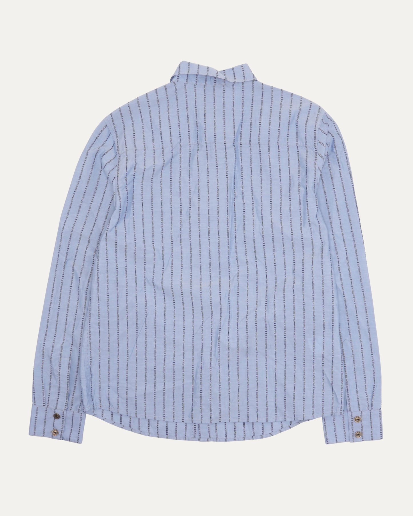 Spell Out Pinstripe Shirt