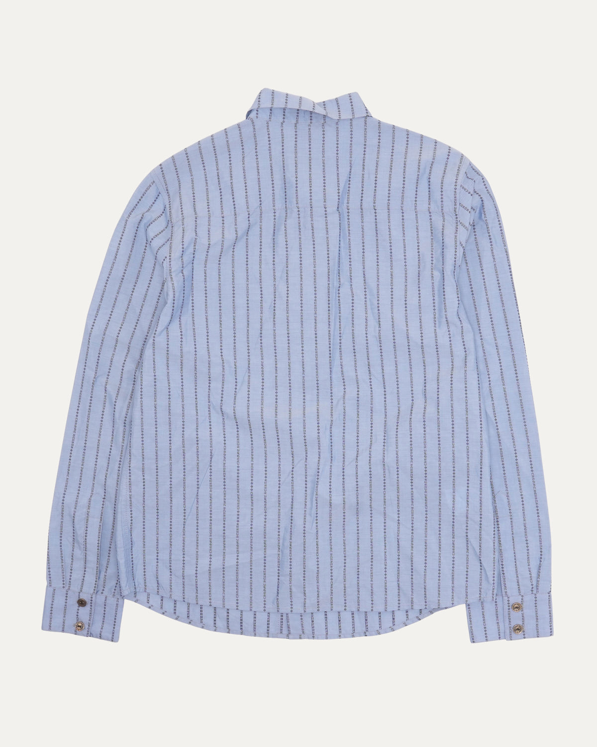 Spell Out Pinstripe Shirt