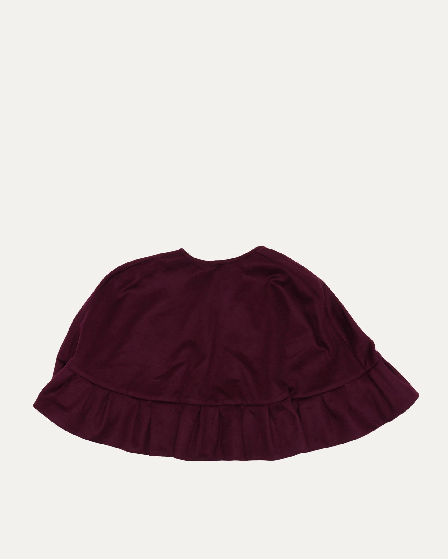 Cashmere Oxblood Cape