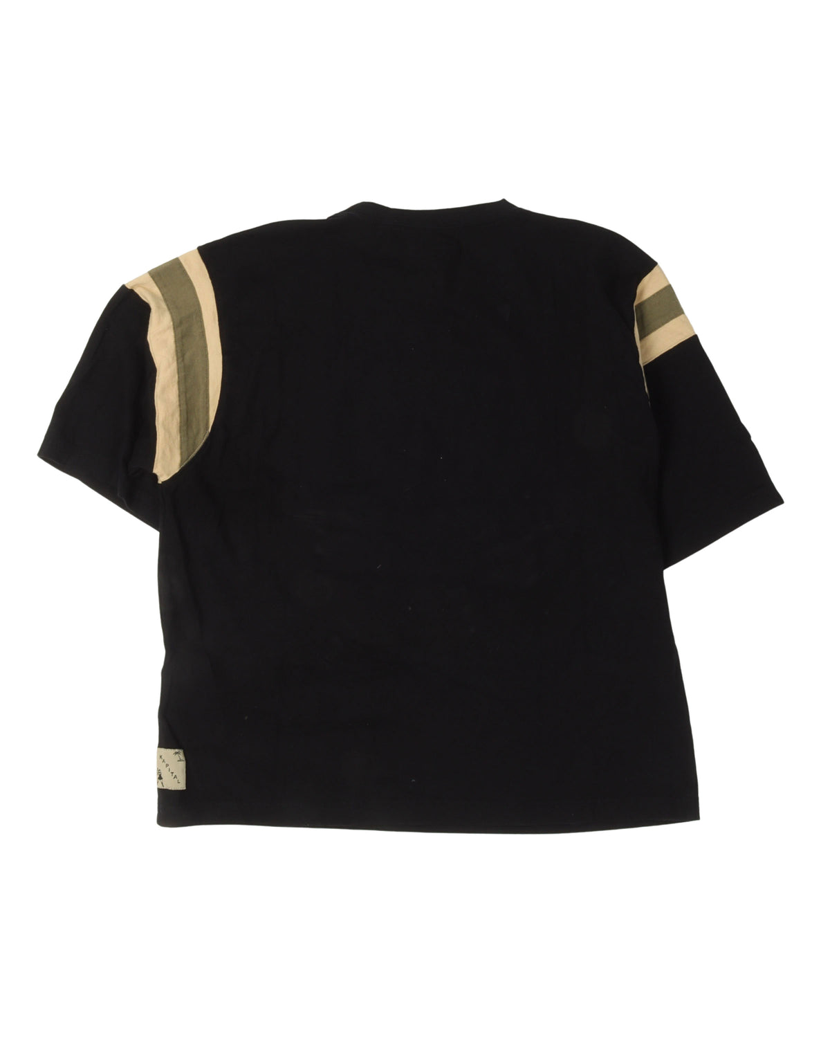 Great Women Baseball Stripe Detail T Shirt