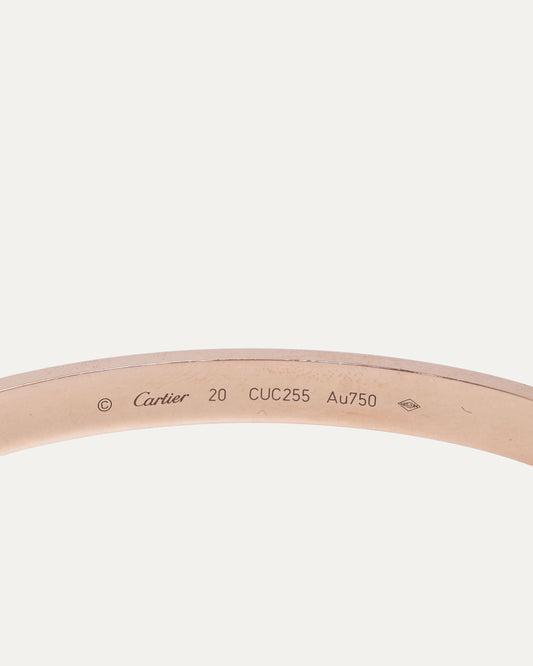 Rose Gold Love Cartier Bracelet