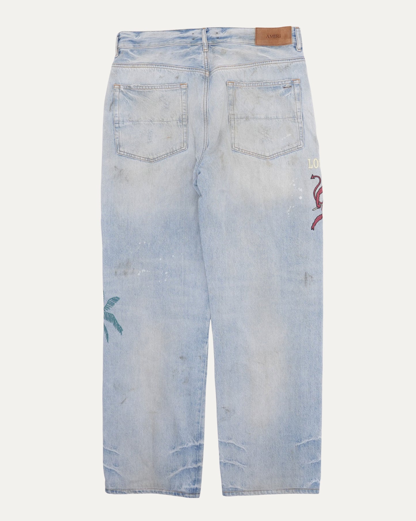Sinners Embroidered Jeans