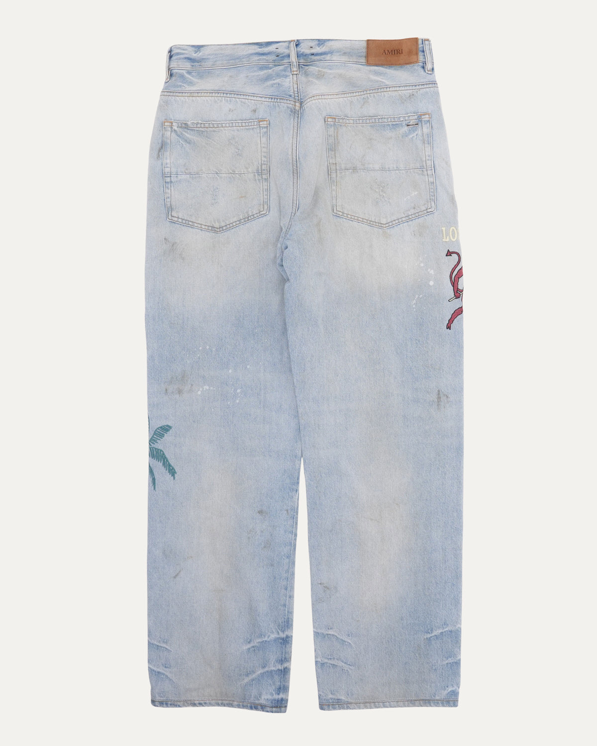 Sinners Embroidered Jeans