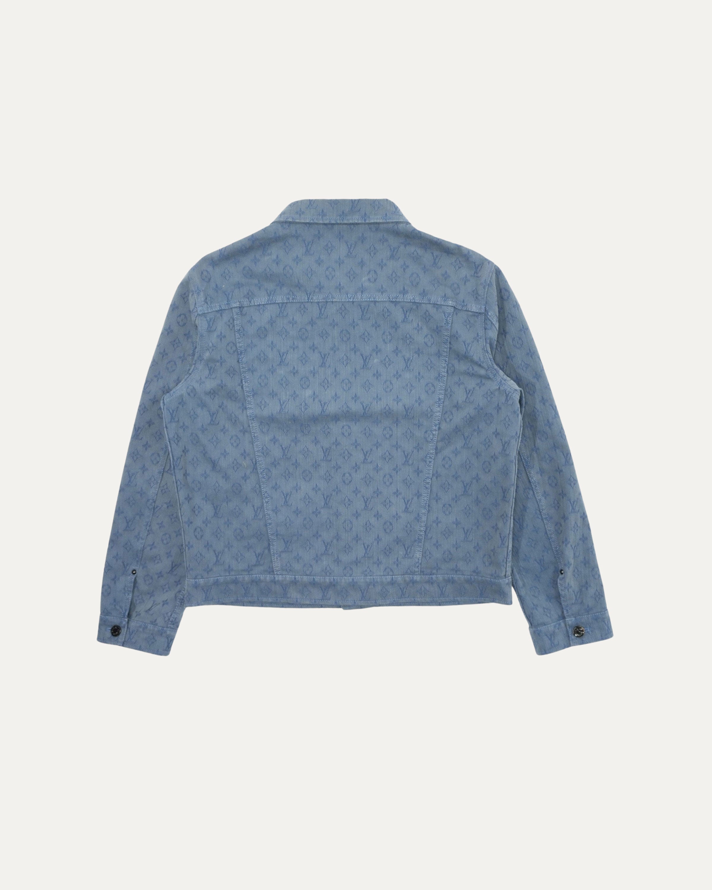 Monogram Denim Trucker Jacket