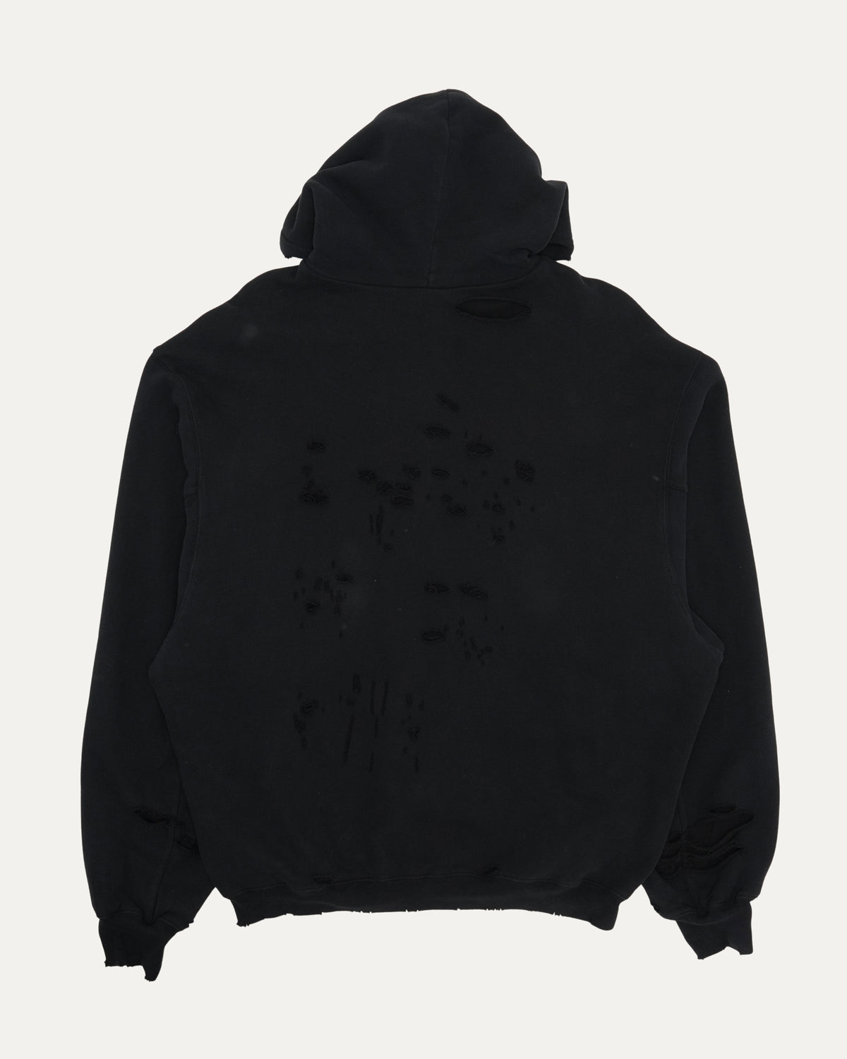 Layered Distressed Hoodie