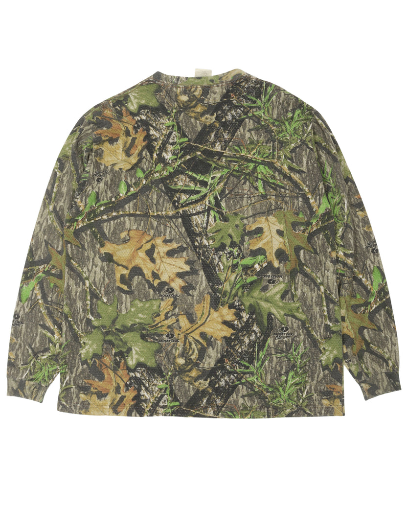 Tree Camo Mesh Long Sleeve T-Shirt