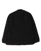 Mohair Blend Zip-Up Blouson
