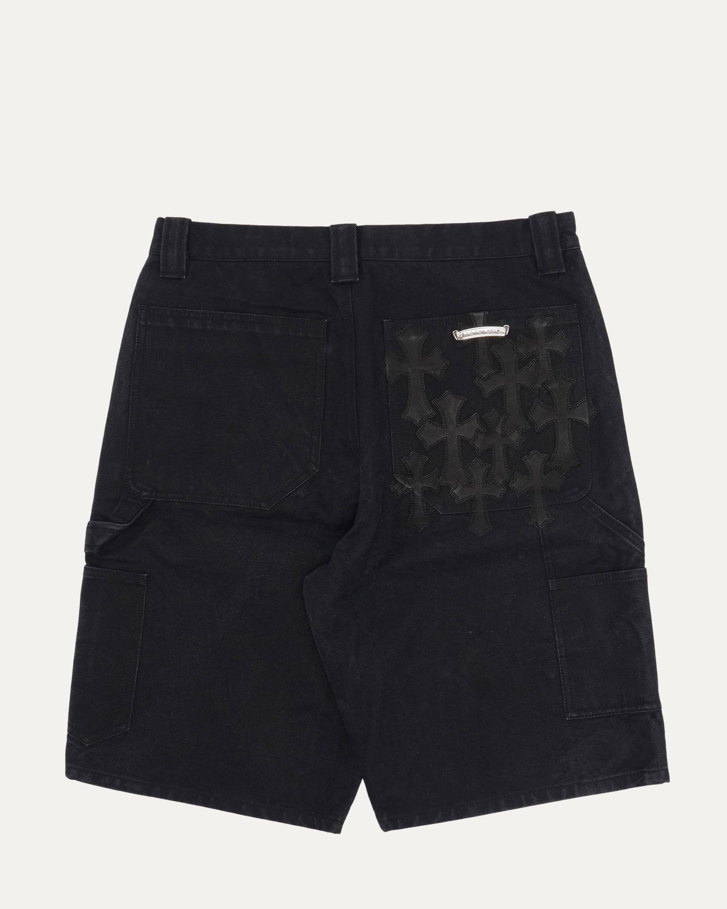 Cross Patch Double Knee Shorts