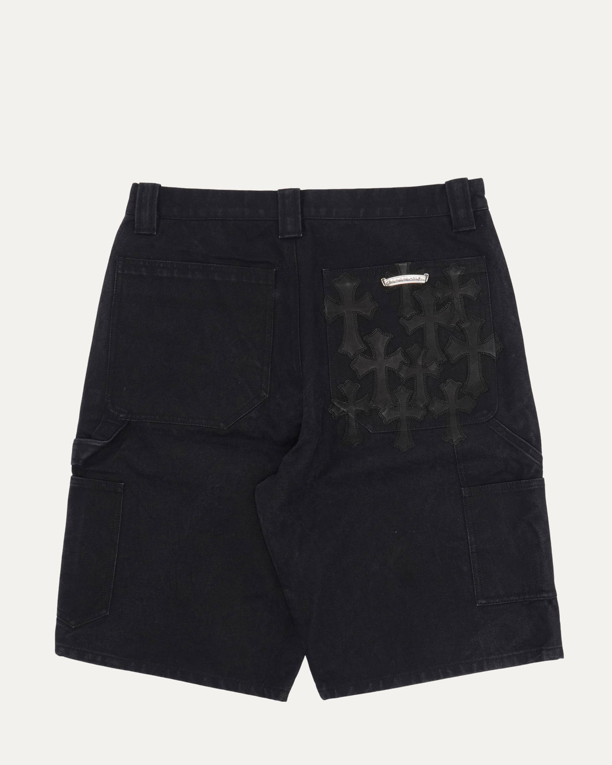 Cross Patch Double Knee Shorts