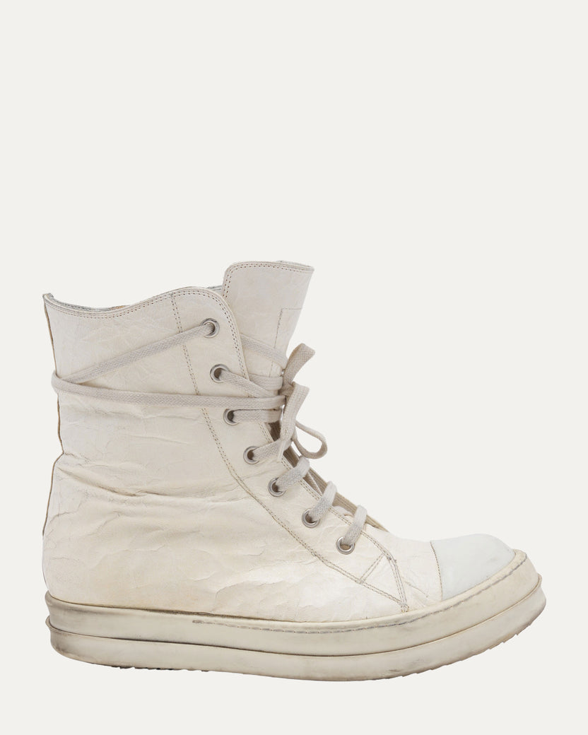 High Top Deerskin Ramones Sneakers