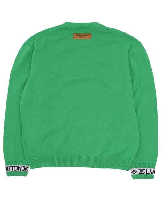 Cuffs Cashmere Crewneck Sweater