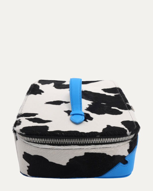 Leather & Pony Hair Jewelry Case