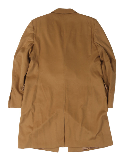 Single-Breasted Cashmere Coat
