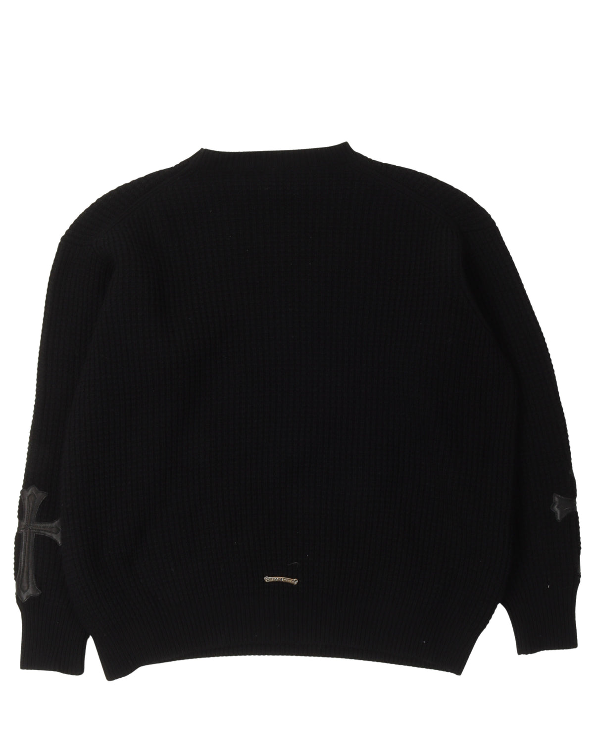 Cross Patch Cashmere Sweater