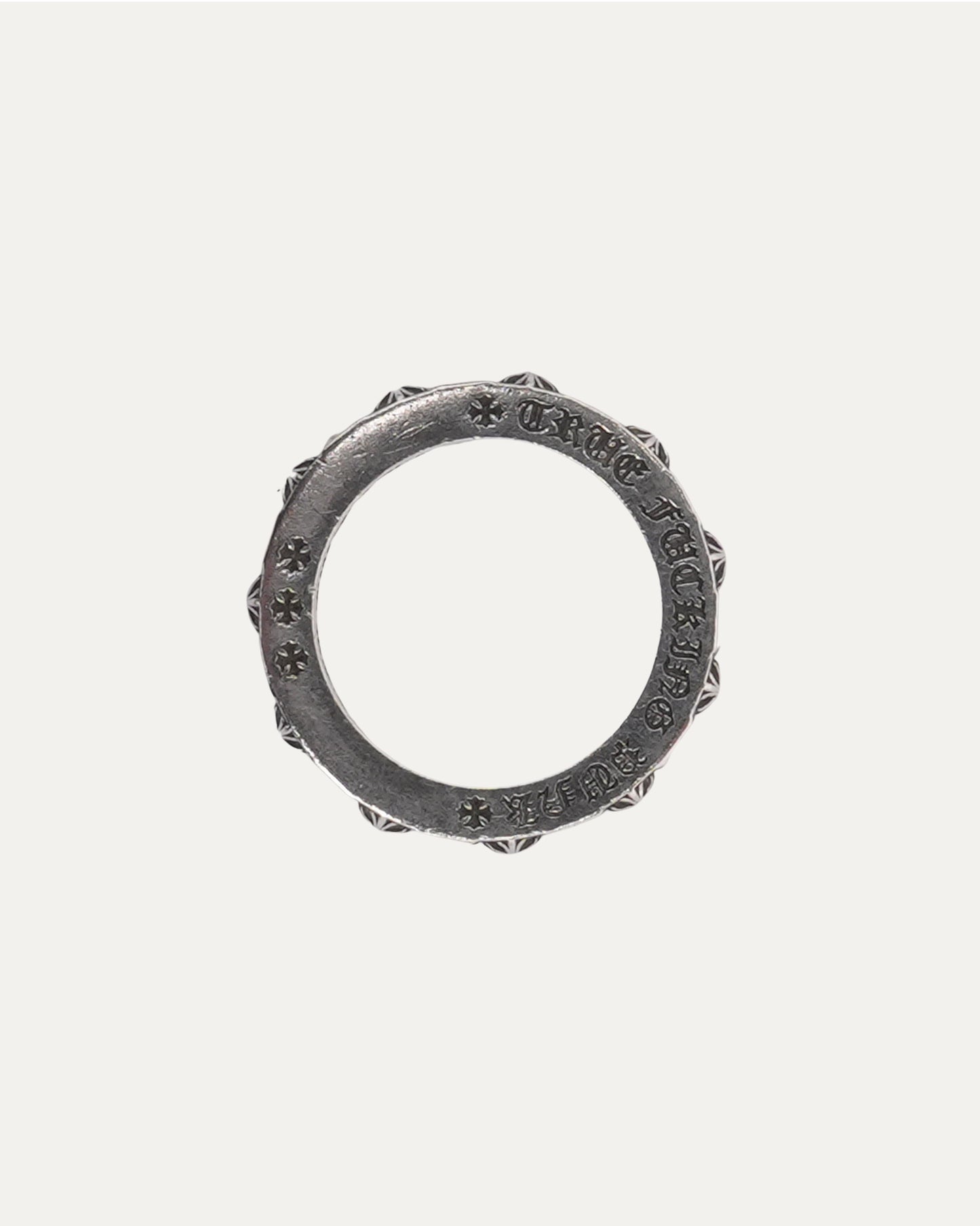 True Fucking Punk Plus Cross Ring