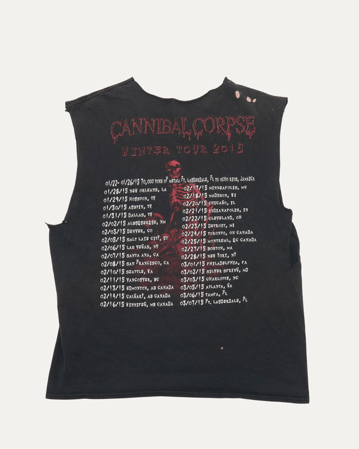 Cannibal Corpse A Skeletal Domain Cutoff T-Shirt