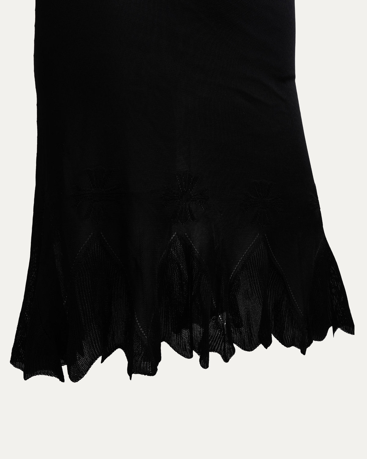 Plus Cross Sheer Fishtail Skirt