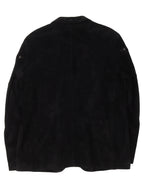Hermes Scarf Lined Suede Blazer