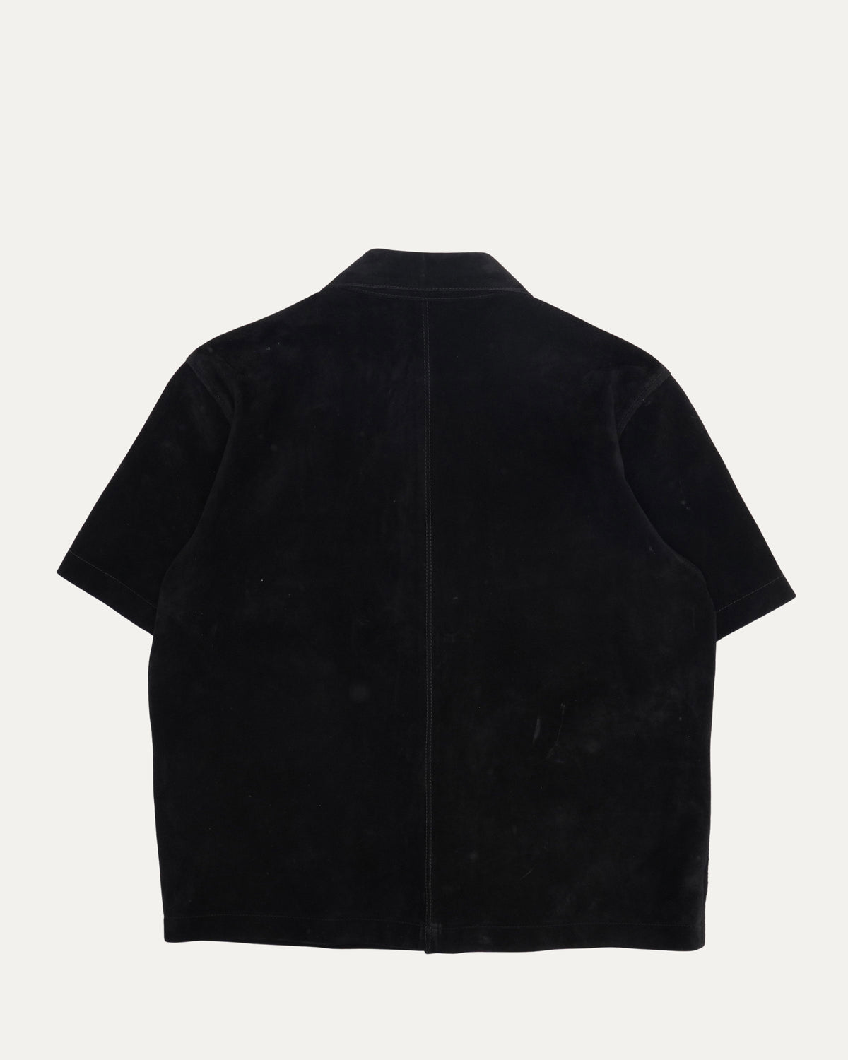 Suede Short Sleeve Shirt