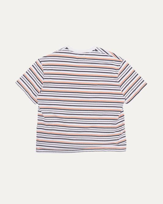 Nelson Striped Paint Splatter T-Shirt
