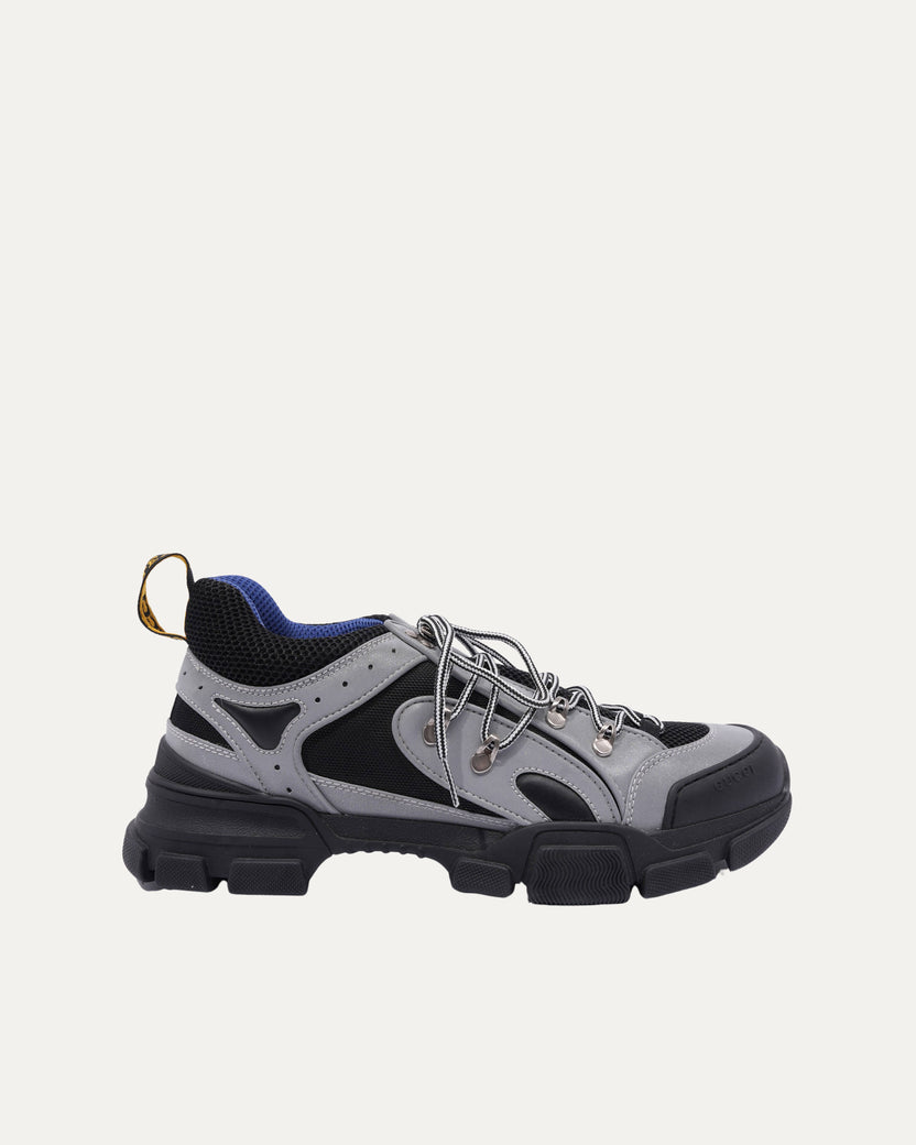 Flashtrek Reflective Rubber Leather And Mesh Sneakers