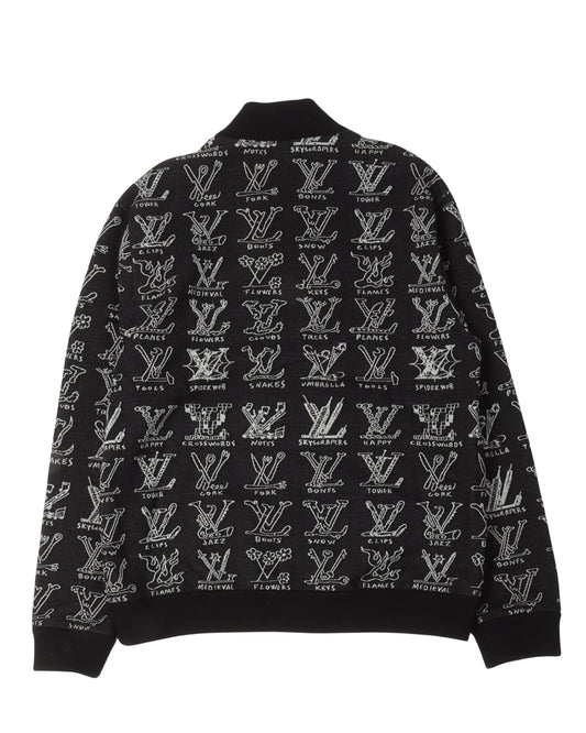 LV Cartoons Jacquard Bomber Jacket