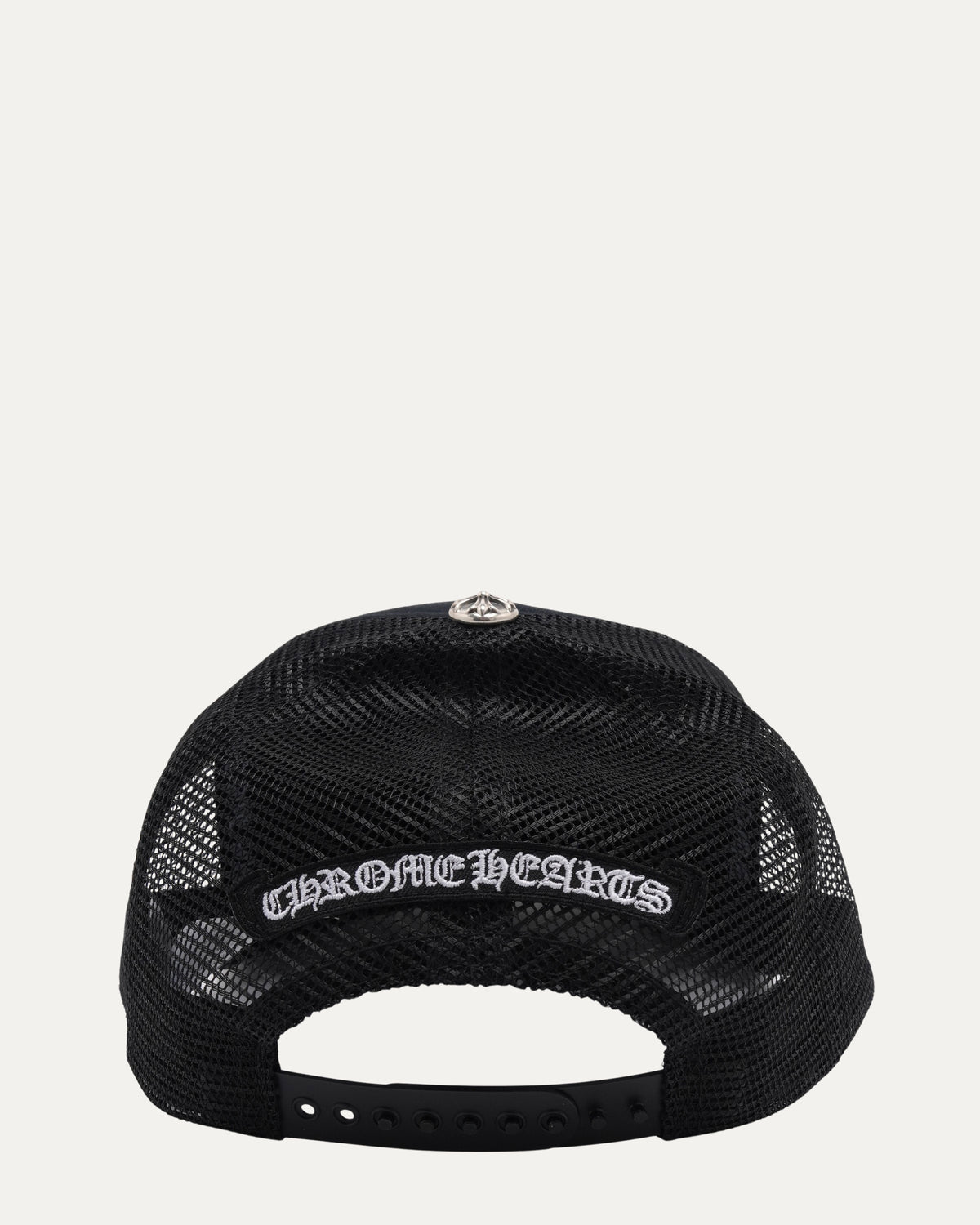 Pony Hair Cemetery Cross Patch Trucker Hat