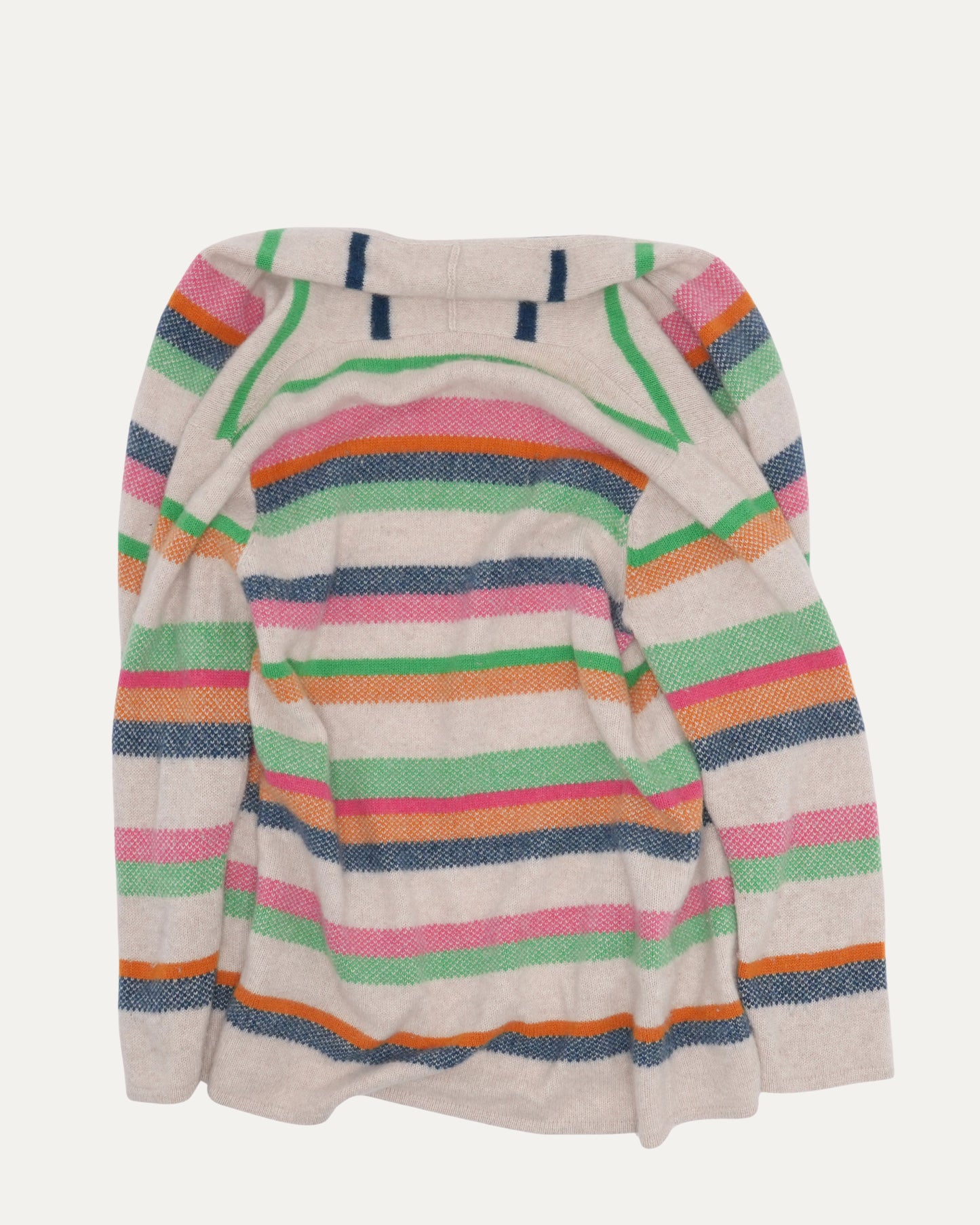 Striped Cashmere Cardigan