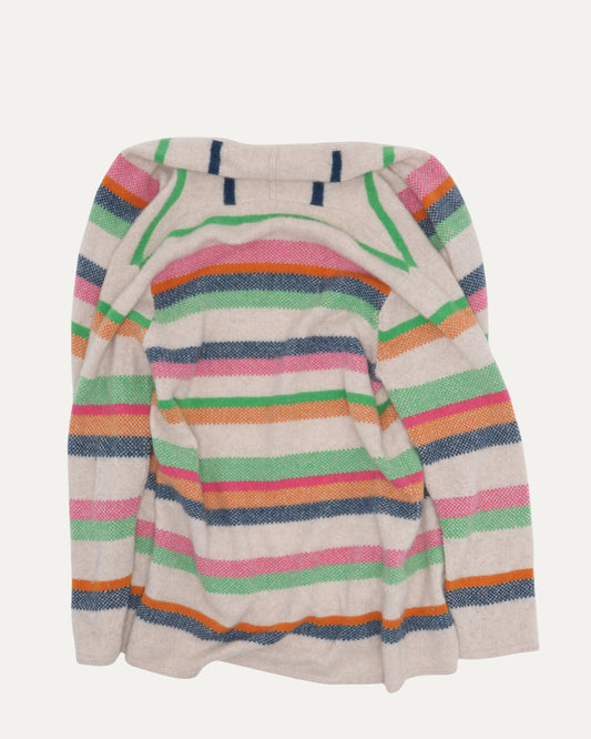 Striped Cashmere Cardigan