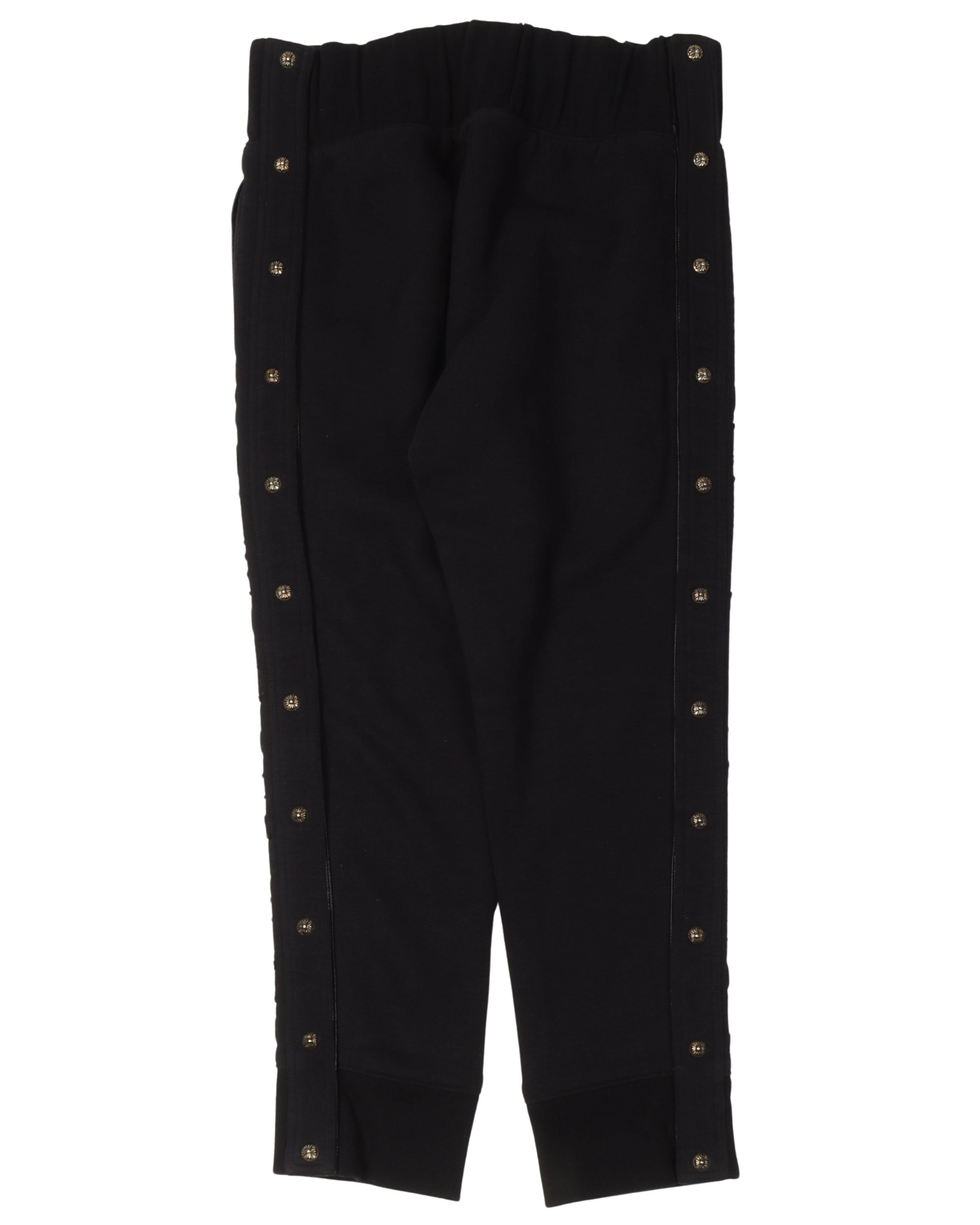 Tearaway Patch Leather Detail Sweatpants