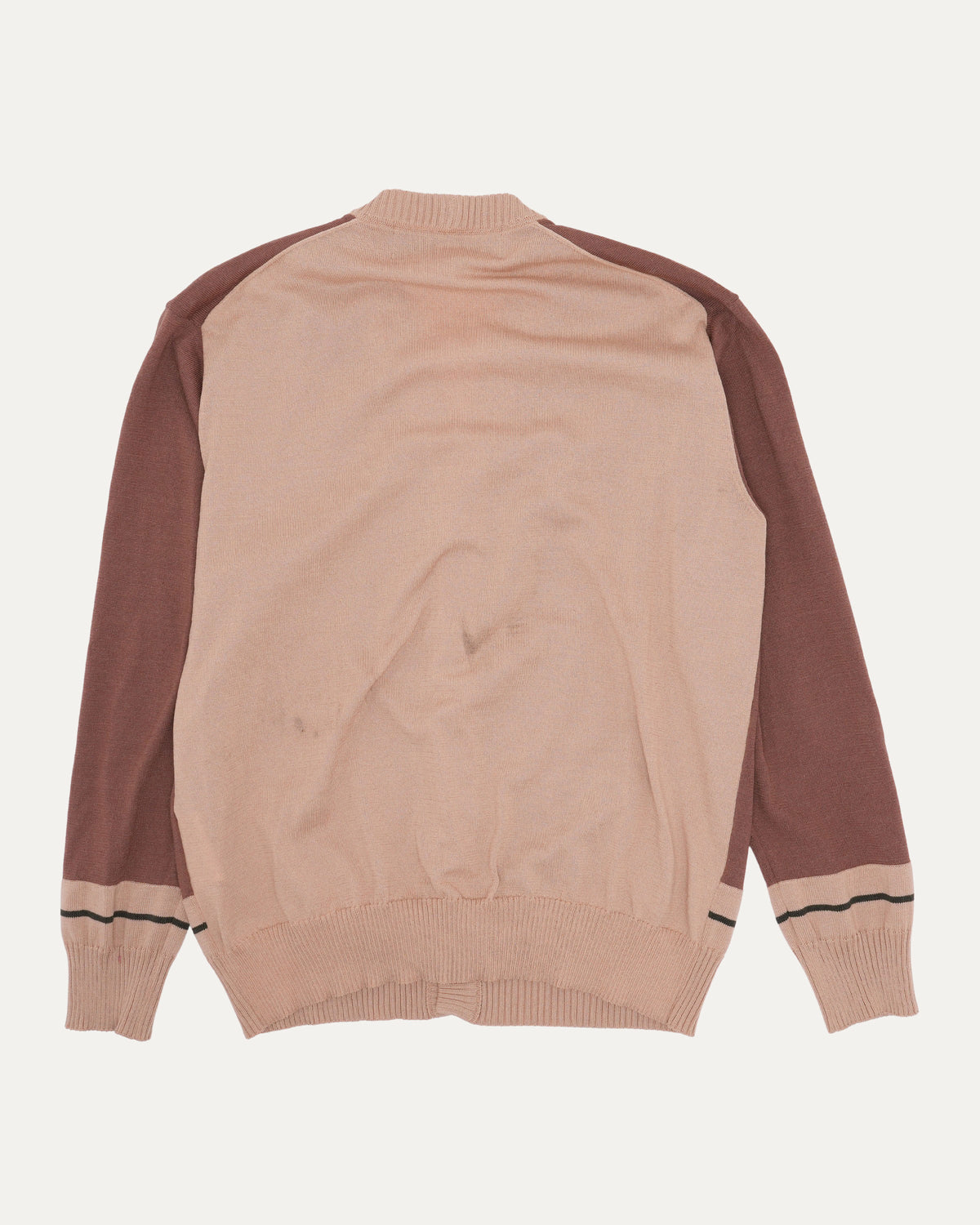 Contrast Hem Cardigan