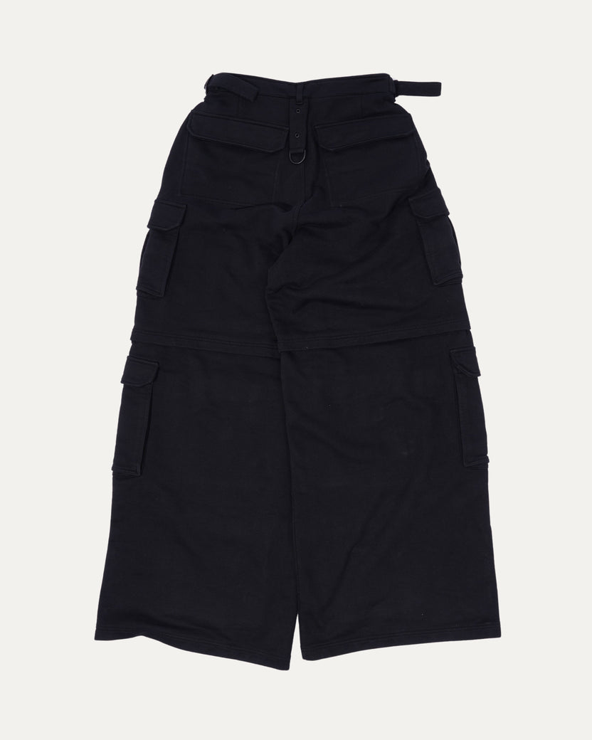 Multi-pocket Wide Leg Cargo Pants