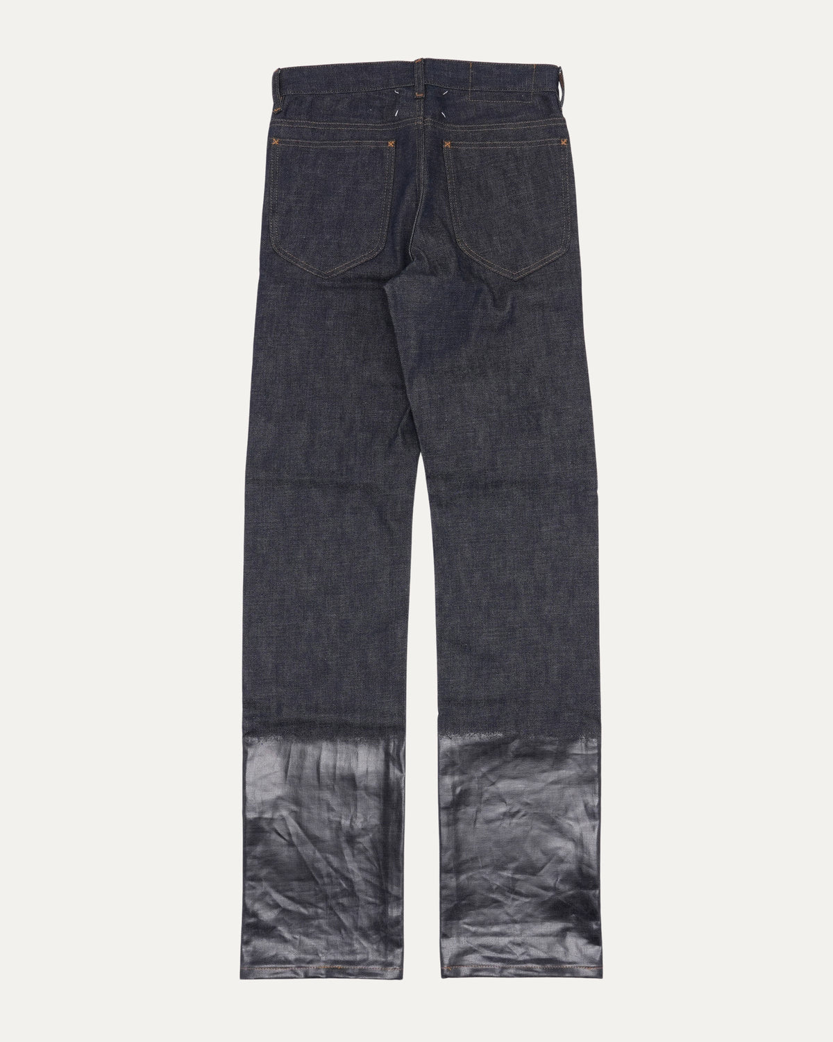 Indigo Lacquered Jeans