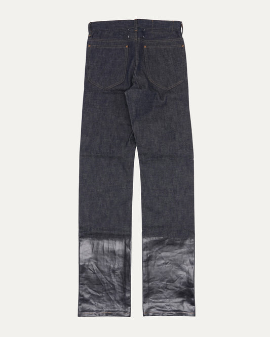 Indigo Lacquered Jeans