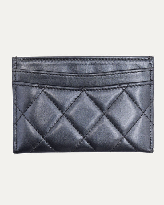 Iridescent Quilted Cardholder