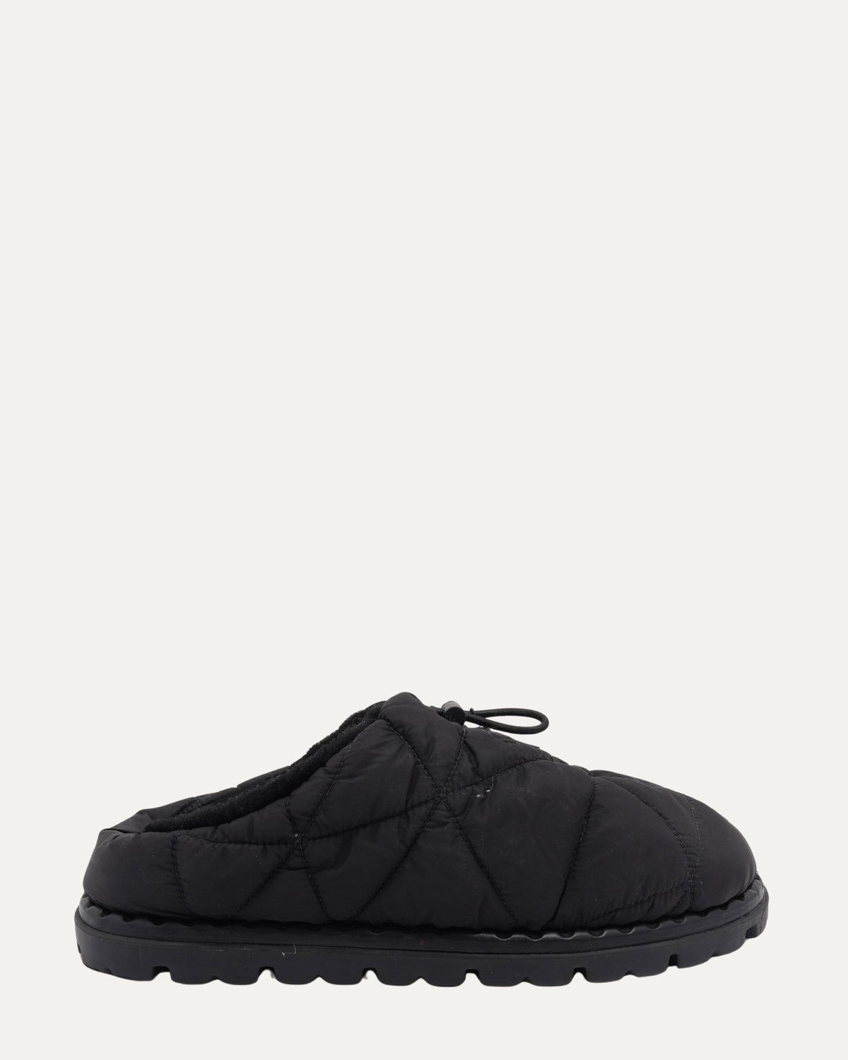 Quilted Nylon Puffer Sandal