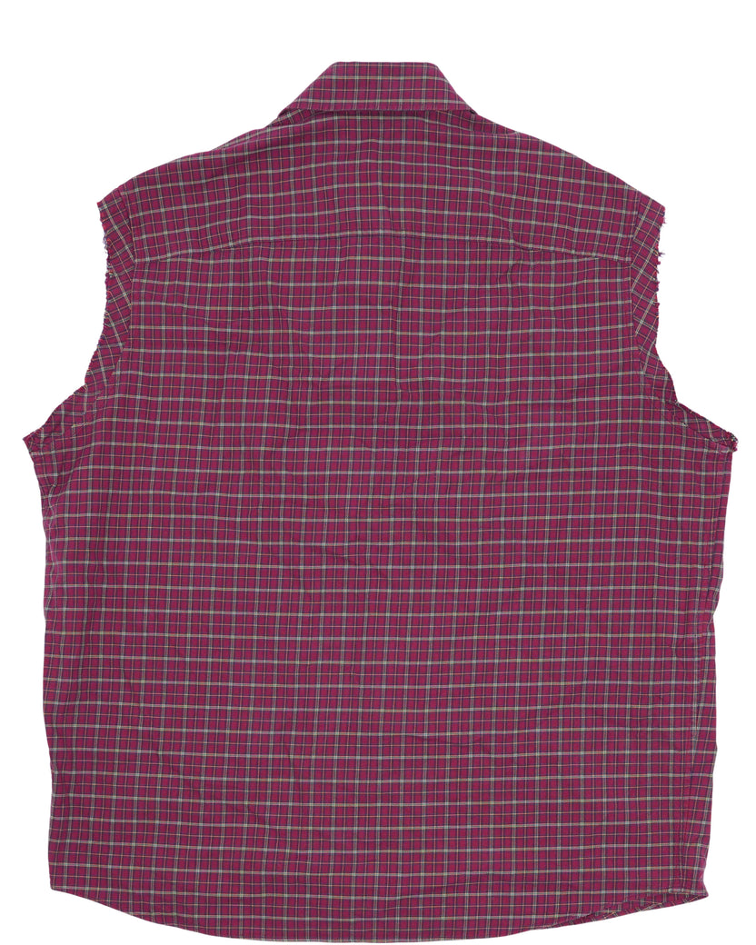 The North Face Plaid Sleeveless Shirt