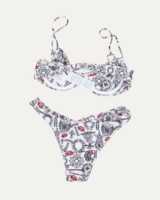 Dipped In Blue Matty Boy Chomper Stencil Bikini