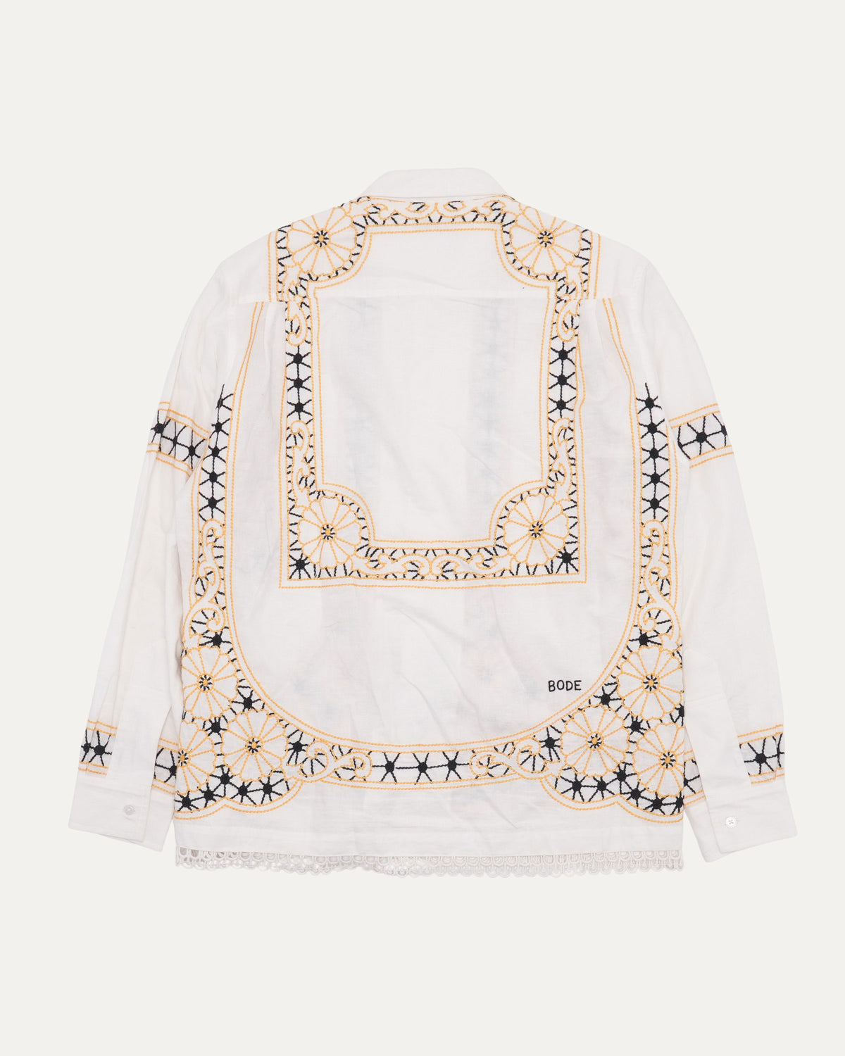 Embroidered Linen Shirt