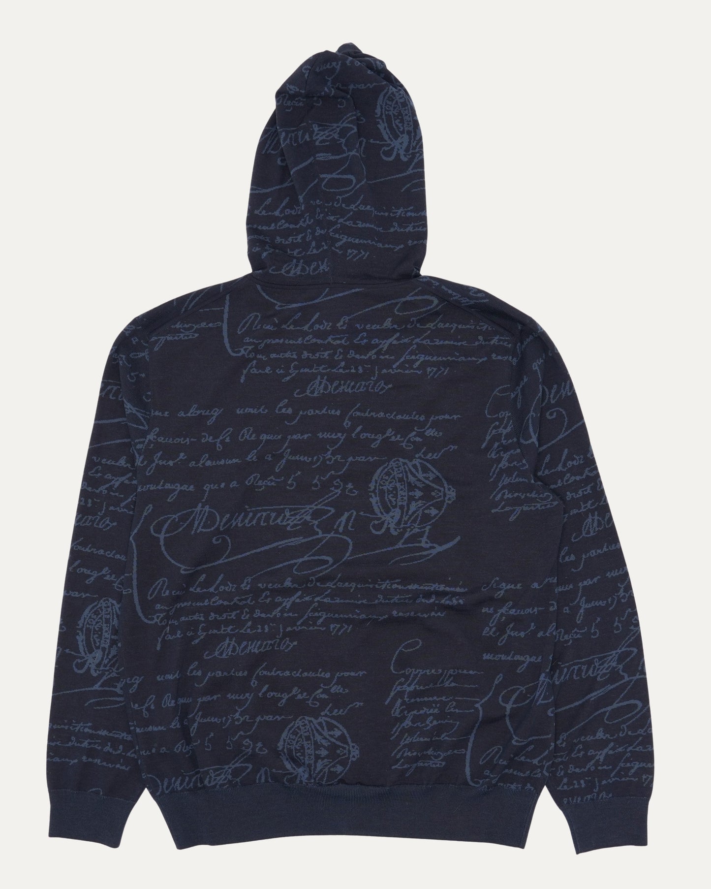 Calligraphy Wool Hoodie