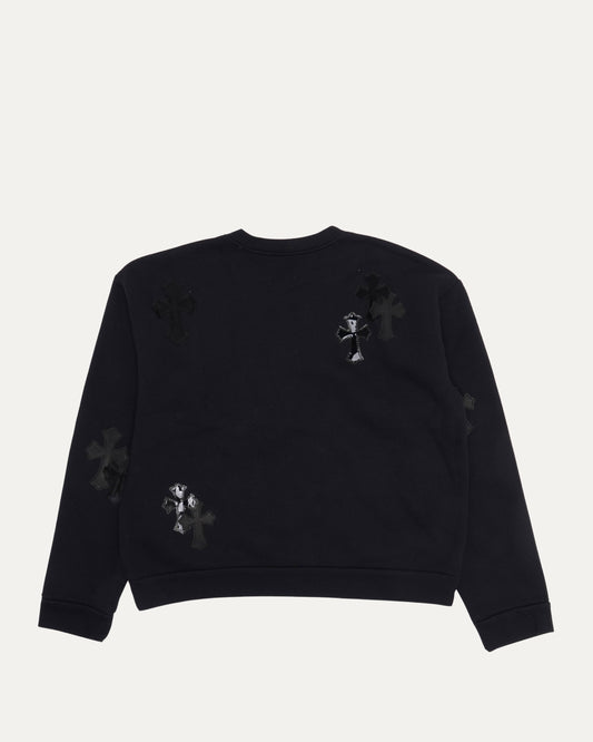 Paper Jam Cross Patch Crewneck Sweatshirt